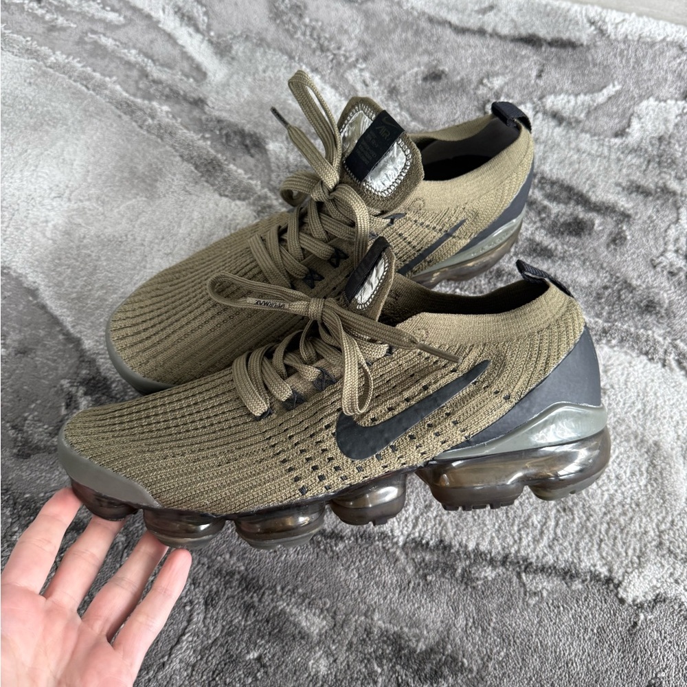 Nike Olive Green VaporMax Sneakers